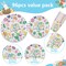 Easter Party Decorations Set for 24-Disposable Paper Plates and Napkins, Cups Tableware Happy Easter Eggs Bunny Party Supplies Decorations for Easter Party Supplies Table Decor